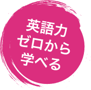 英語力ゼロから学べる